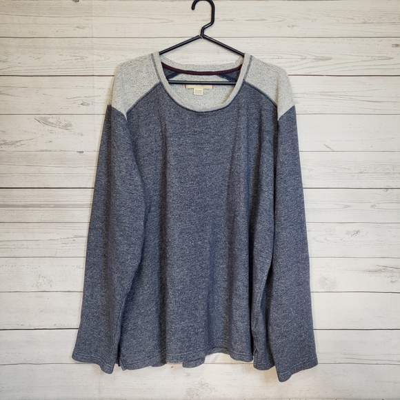 *SOLD* Tommy Bahama Blue Contrast Fleece Lounge Shirt XXL - Picture 2 of 8